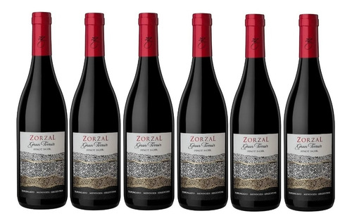 Vino Zorzal Gran Terroire Pinot Noir Caja 6x750ml