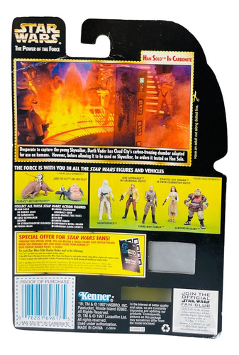 Star Wars Potf Ff Han Carbonita Condicion 7 (Usado)