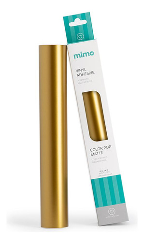 Adesivo Vinil Color Pop Fosco - Dourado - Mimo