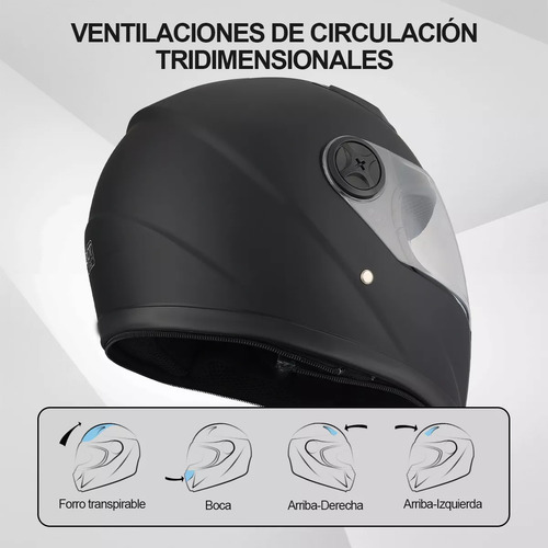 Casco Abatible Con Lente Y Gafas Polarizadas