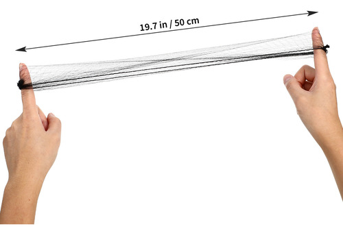 100 Unidades De Malla Elástica Invisible Para El Cabello (ne