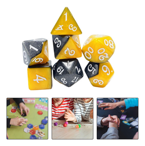 Juego De Dados De 7 Uds, Dados De Juego De Fiesta, Dados