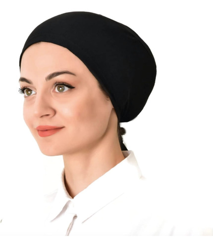 Mini Gorra De Hiyab Musulmana Para Mujer, Gorra De Hijab Negro Talla Única