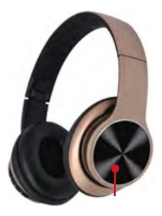 Headphone Bluetooth Estéreo Fone Ouvido Mp3 Mp4 Mp5 - Bronze