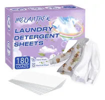 Comprar Hojas De Detergente Para Ropa, 180 Hojas, Hojas De Jabón Par