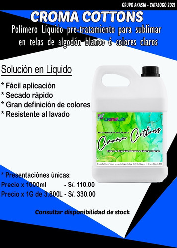 Polimero Liquido Para Sublimar Algodon