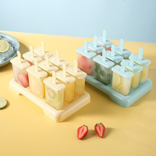 2 Moldes Caseros Para Paletas De Helado Para Uso Doméstico