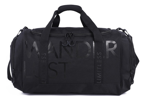 Bolso De Viaje Mujer Hombre Carry On Bolso De Mano Cabina Bolso Mujer Deportivo Gym Deportes Reforzado Grande Color Negro