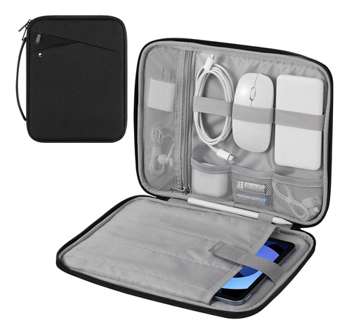 Funda Protectora Para Tablet De 11 Pulgadas Negro Con Cierre