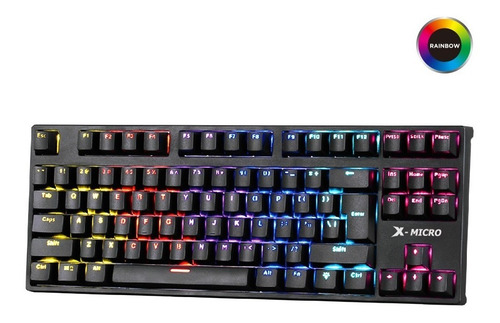 Imagen 2 de 5 de Teclado Mecánico Gaming Xgk-913 Usb Rgb X-micro Pc-x-box-ps4