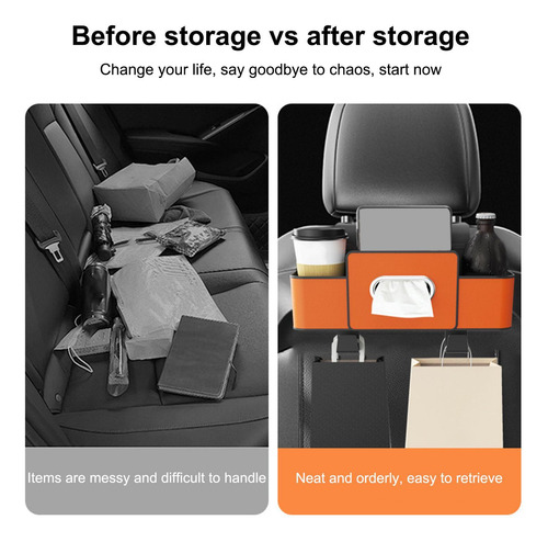 Organizador De Almacenamiento Detrás Del Asiento Del Automóv
