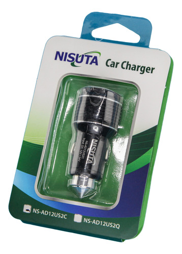 Cargador Usb + Usb C Automovil 12v / 24v A 5v 3.4a Ns Htec