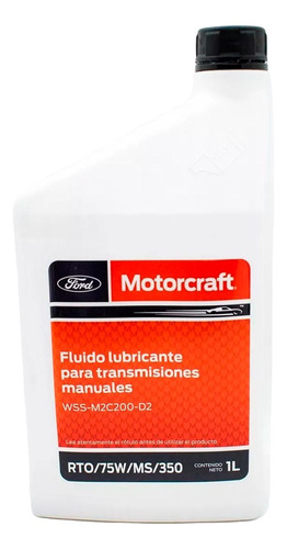 Fluido Transmisiones Manuales Automáticas Motorcraft 1 Litro