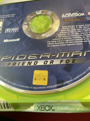 Spiderman Friend Or Foe Xbox 360 (Usado)