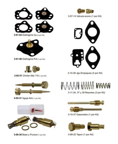 Imagen 3 de 3 de Kit Carburador Para Super Carry Original Suzuki 40