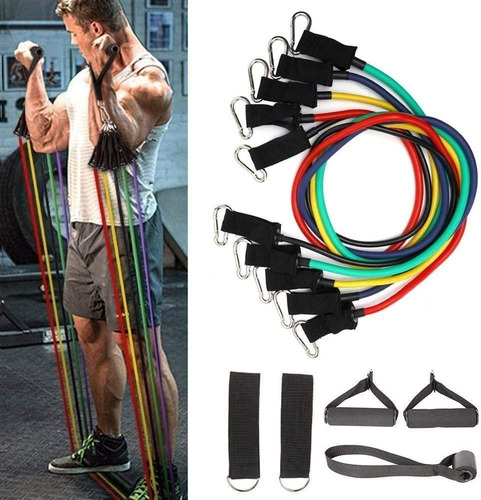 Pack 5 Bandas Elasticas De Resistencia Ligas Entrenamiento