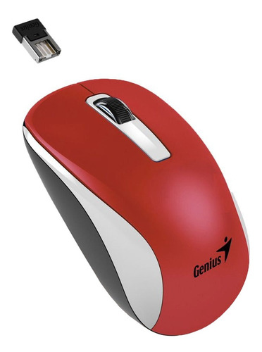 Imagen 2 de 2 de Mouse inalámbrico Genius NX-7010 rojo