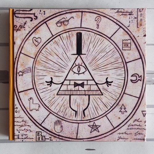 Cuaderno Artesanal De Gravity Falls - Bills Chiper