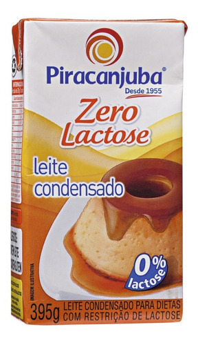 Leite Condensado Zero Lactose Piracanjuba 395g 4un