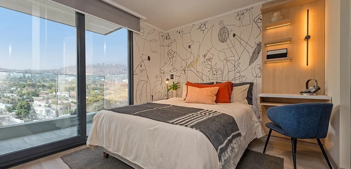Imagen 2 de 16 de Departamento En Arriendo De 1 Dorm. En Las Condes
