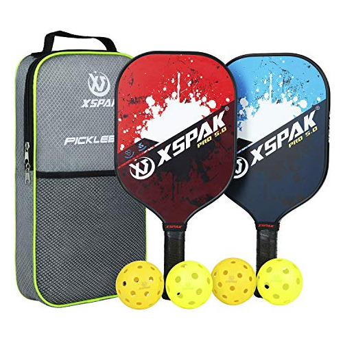 Juego De 2 Paletas De Pickleball Mejoradas, Juego De Pi...