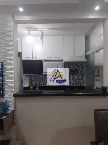 Imagem 13 de 14 de Apartamento Com 2 Dormitórios À Venda, 48 M² Por R$ 230.000 - Parque São Vicente - Mauá/sp - Ap0776