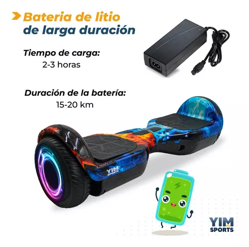Skate eléctrico hoverboard Yim Sports Patineta Eléctrica Agua 6.5
