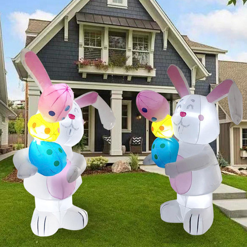 Decoraciones Inflables De Pascua, Lindas Luces Led Para
