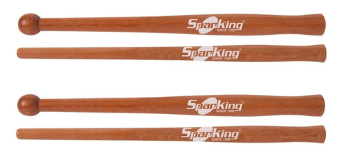 Kit 2 Pares Baqueta Spanking Jatobá Alfaia Percussão 4149