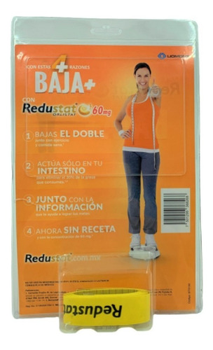 Redustat Orlistat Liomont 60 Mg 90 Cap Sabor Sin Sabor
