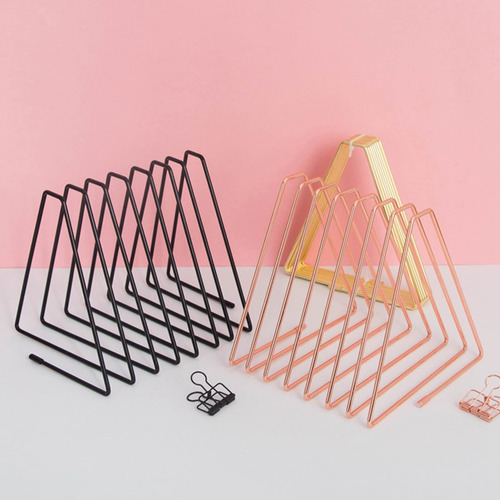 Suporte Para Livro Triangular Ajustável Com 7 Slots