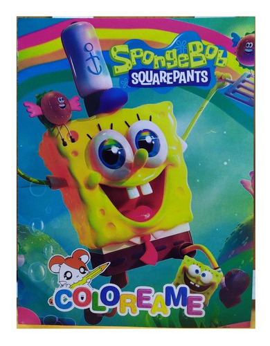 Bob Esponja Patricio Paq 10 Libros Colorear Iluminar Nickjr