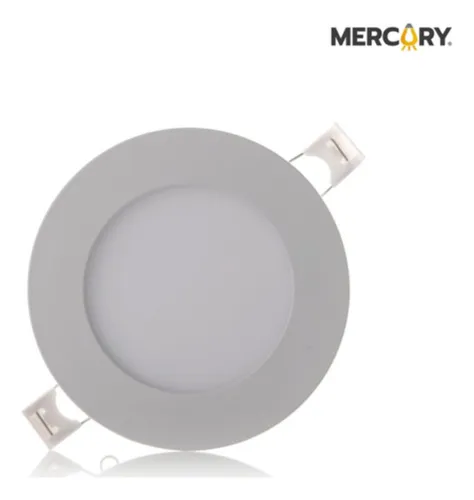 Panel Led Redondo Incrustar 4w 3 Mercury Ipl02 Luz Blanca