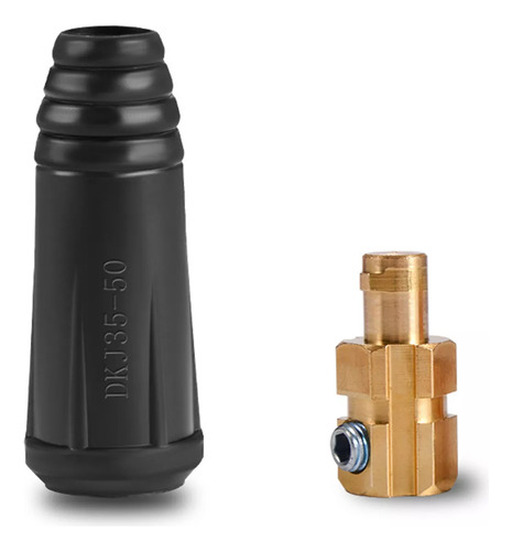 Conector Inversora De Solda 13mm Kit 2 Machos 2 Fêmeas