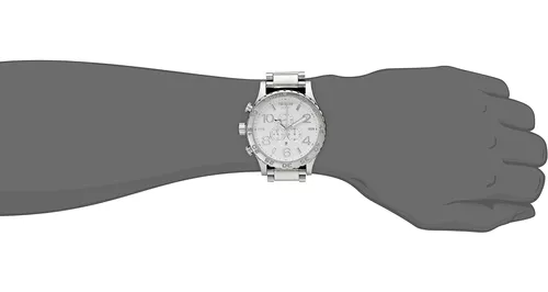 Nixon 51-30 Chrono - Reloj sumergible de acero inoxidable para hombre (51  mm correa de acero inoxidable)