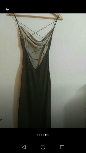 Vestido De Hilo De Seda Largo Y Tapado Haciendo Juego