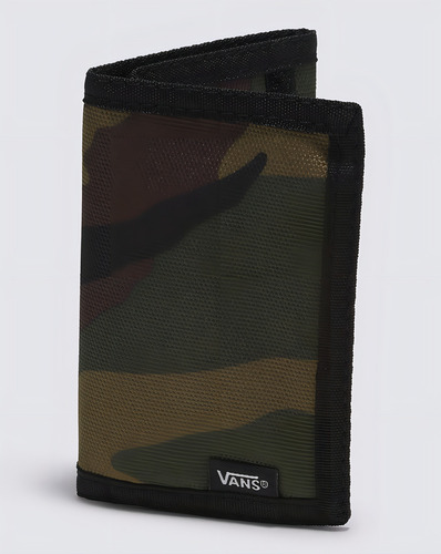 Cartera Vans Slipped Wallet Camouflage Tri Fold Urban Color Verde Musgo Diseño De La Tela Camu