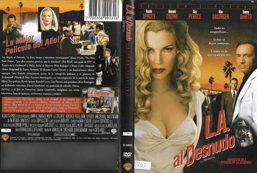 Los Angeles Al Desnudo Dvd Kevin Spacey Kim Basinger R Crowe