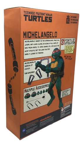 Tmnt Bst Axn Best Of Michaelangelo & Comic Set