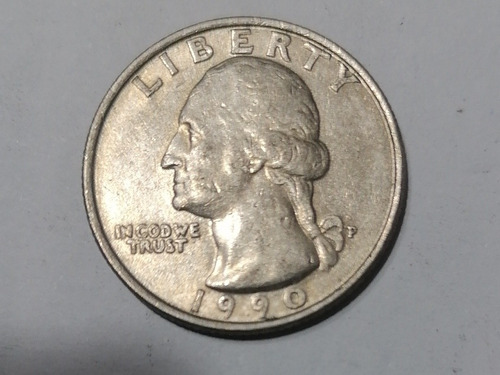 Moneda Cuarto De Dólar / Estados Unidos 1990