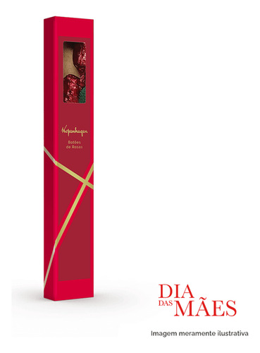 Botões Chocolate De Rosa 40g Kopenhagen Mães Namorados