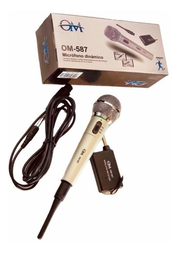 Microfono Inalambrico O Con Cable Profesional Color Gris