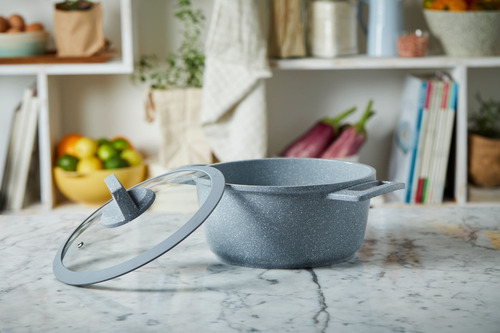 Imagen 4 de 7 de Maestro De Cocina Set Ceramica 24cm Sarten Y Cacerola