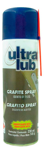 Grafite P/cadeado Spray 230ml Ultra