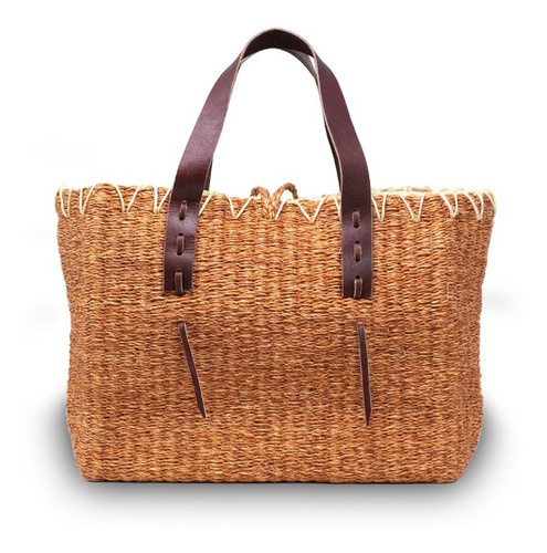 Bolsa De Fibra De Henequén Tejida Por Artesanos Yucatecos.