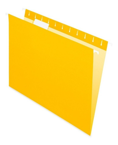 Carpeta Colgante Nepaco Oficio X 25 Unidades Color Amarillo