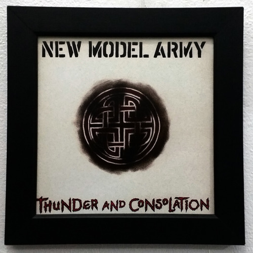 Quadro Lp New Model Army Thunder And Cosolation Capa De Disc