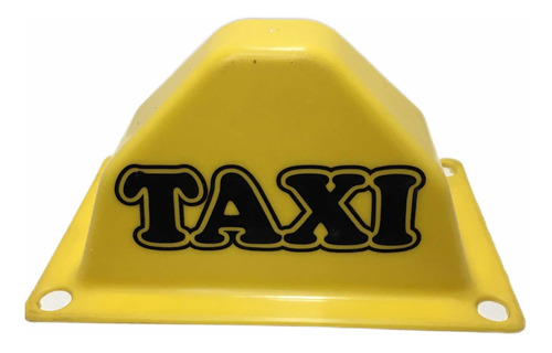 Casco Taxi Amarillo O Blanco Grande O Pequeño Aviso De Taxi
