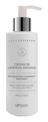 Lucy Anderson Crema De Limpieza Con Peptidos Y Pantenol