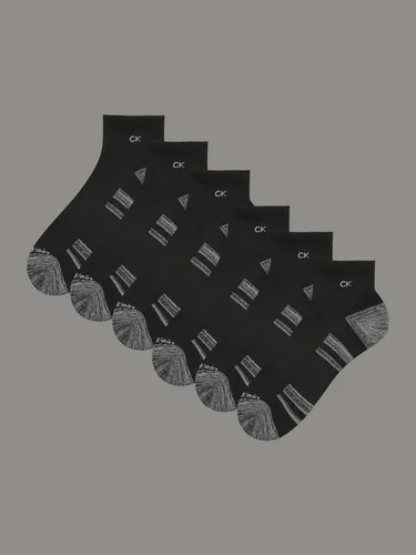 Pack 6 Calcetines Cushion 1/2 Terry Negro Calvin Klein